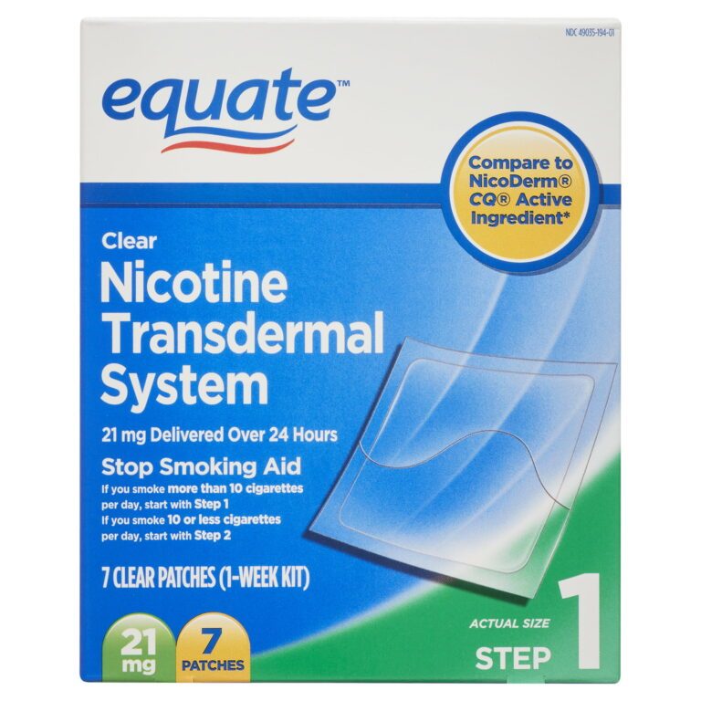 How Much is Nicotine Patches at Walmart?