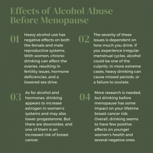 Does Alcohol Affect Menopause?